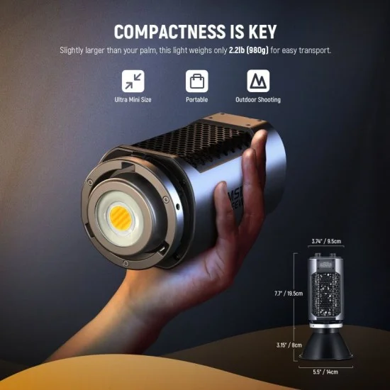 Neewer MS150B MINIBI-COLOR LED VIDEO LIGHT UK _ black